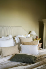 The Chantilly Cushion 30x50cm Antique White
