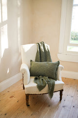The Chantilly Cushion 30x50cm Antique White