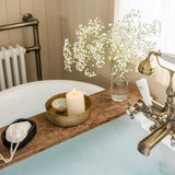 Metal Reeded Tray Set of 2