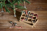 NKUKU - Dew Drop Baubles - Antique Gold - (Set of 12)