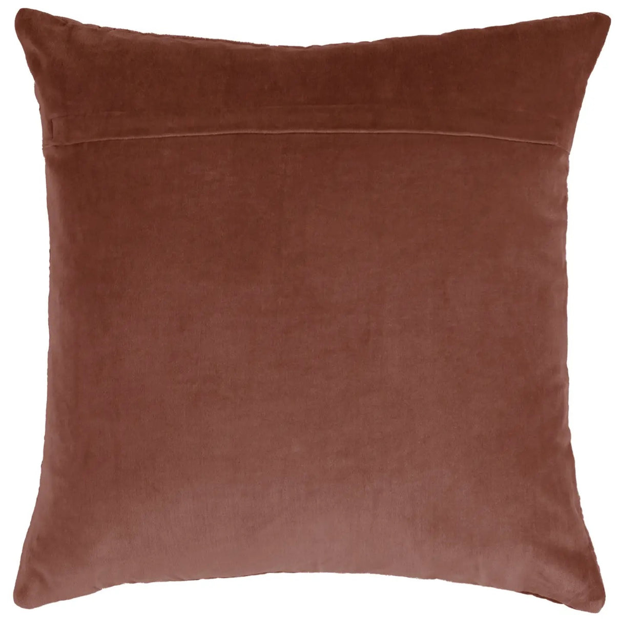 Haze Embroidered Cushion Persimmon 50cm - Voyage