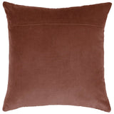 Haze Embroidered Cushion Persimmon 50cm - Voyage