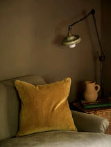 Indian Cotton Velvet Cushion - Gold - 2 sizes