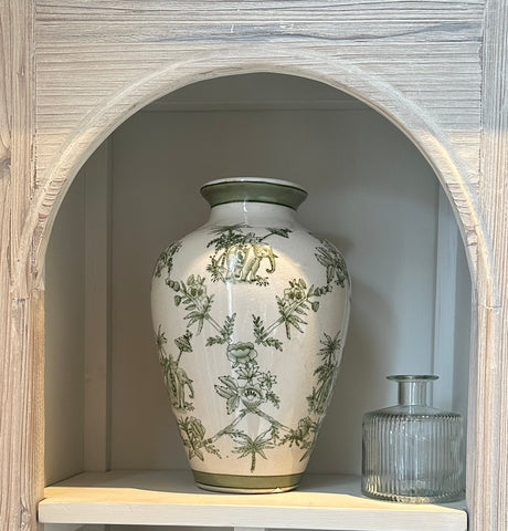 Parrot Palm Willow Vase