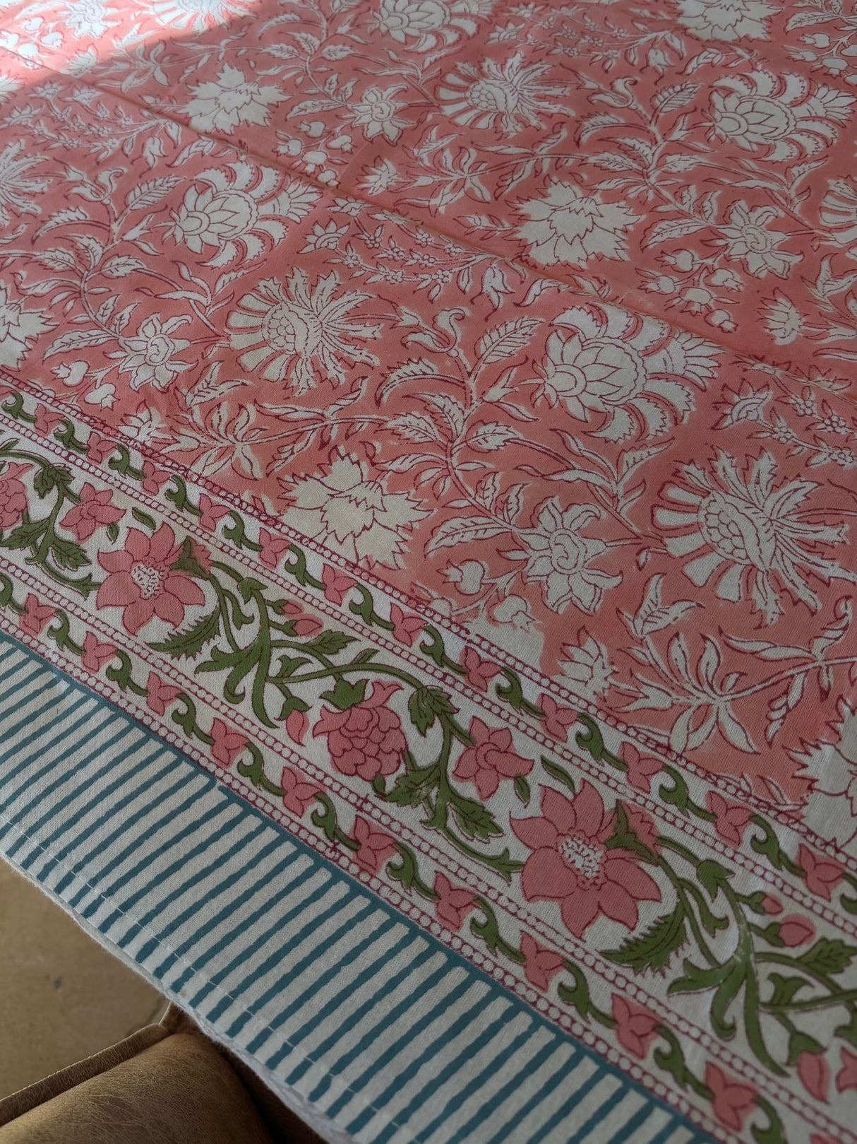 Kira Hand Blockprinted Tablecloth