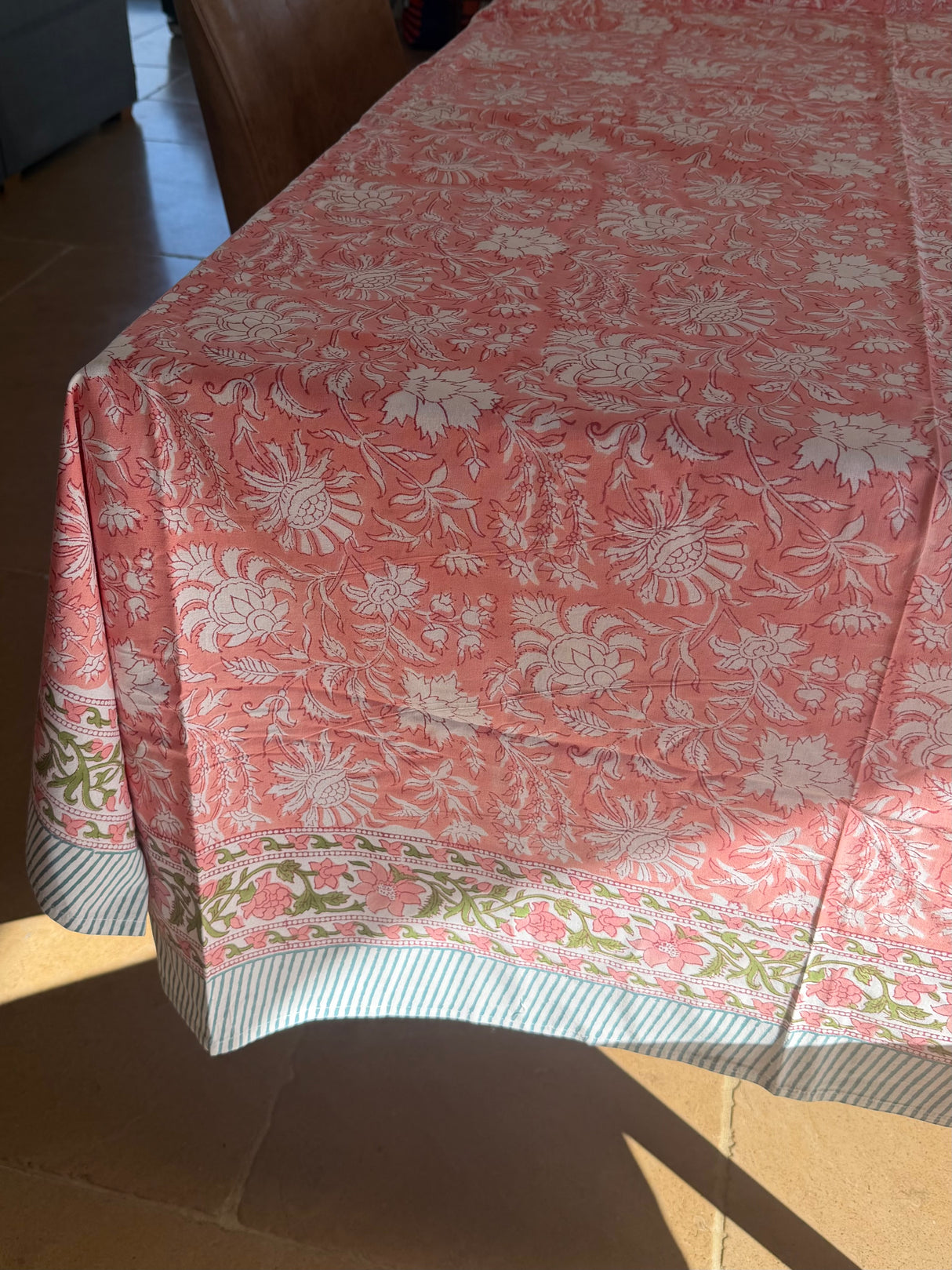 Kira Hand Blockprinted Tablecloth