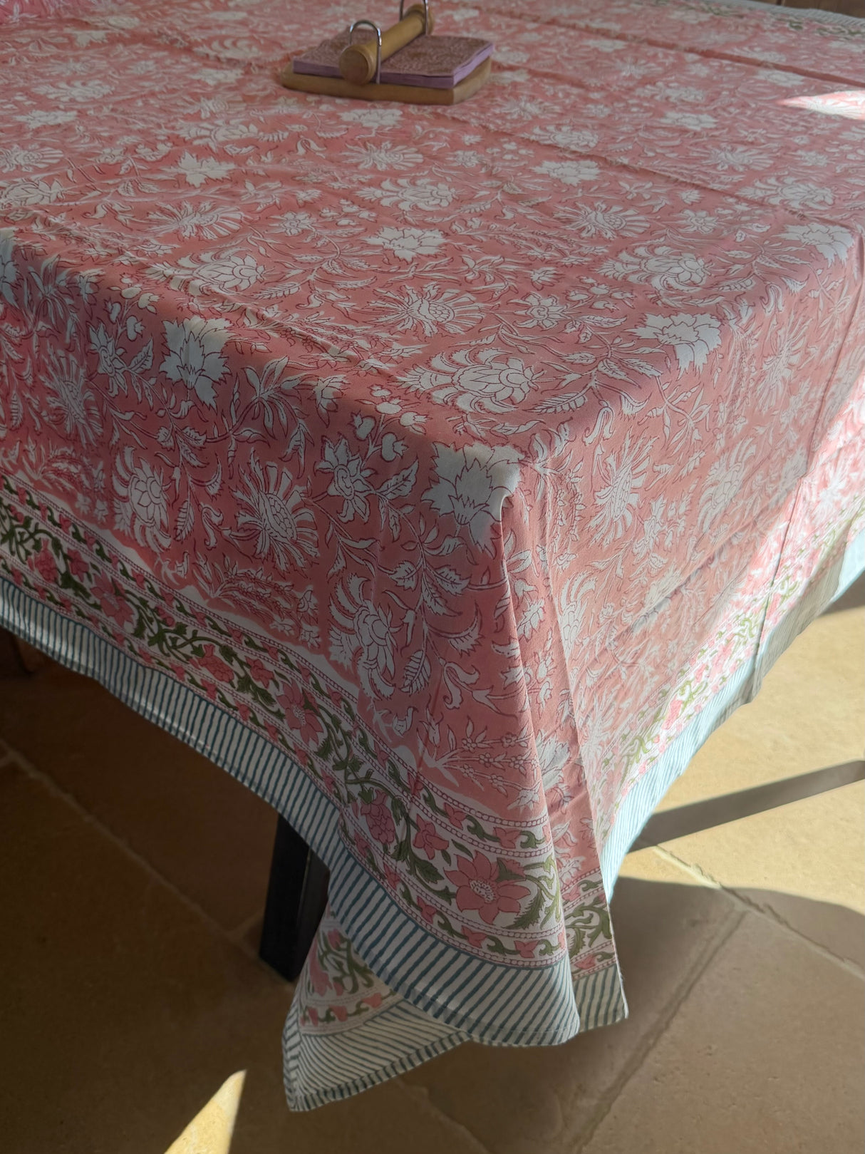 Kira Hand Blockprinted Tablecloth