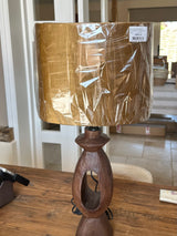 Ochre Velour Oval Shade