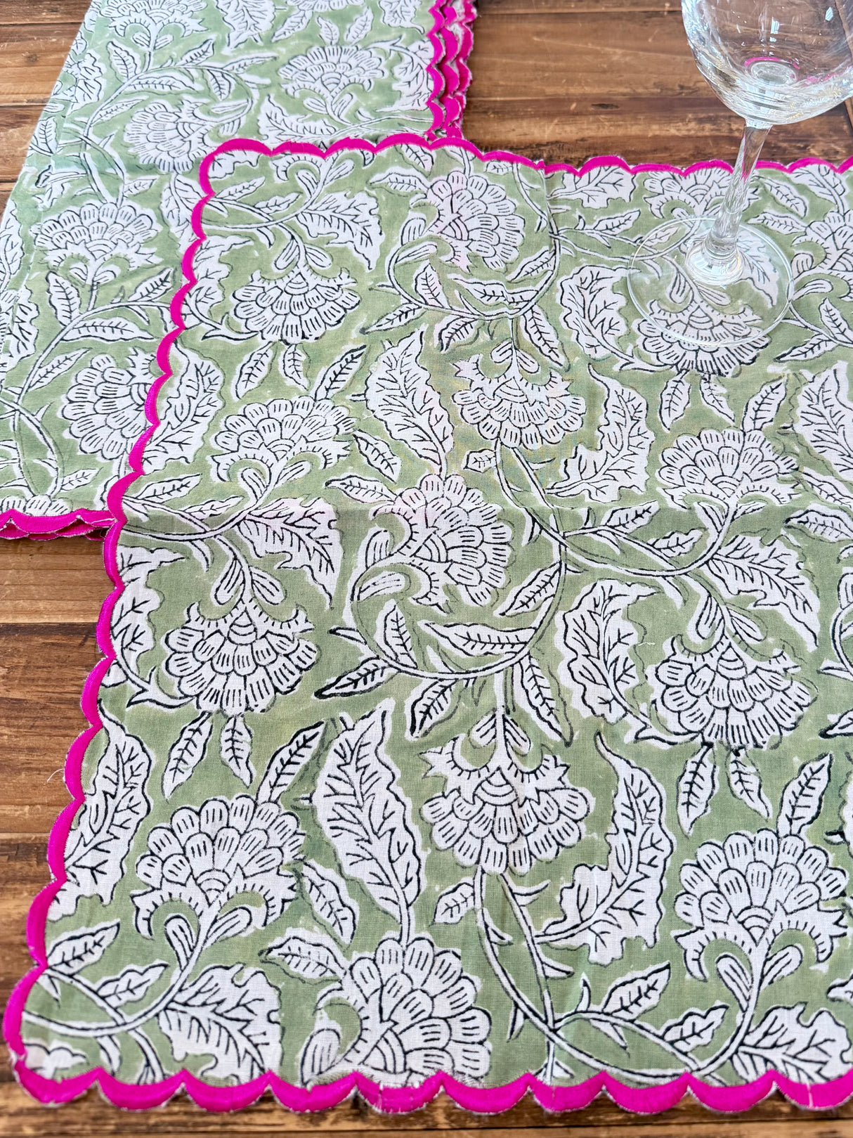 Neembu Hand Block Print Napkin S/6