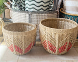 BROOKHAM SET OF 2 TERRACOTTA BASKETS