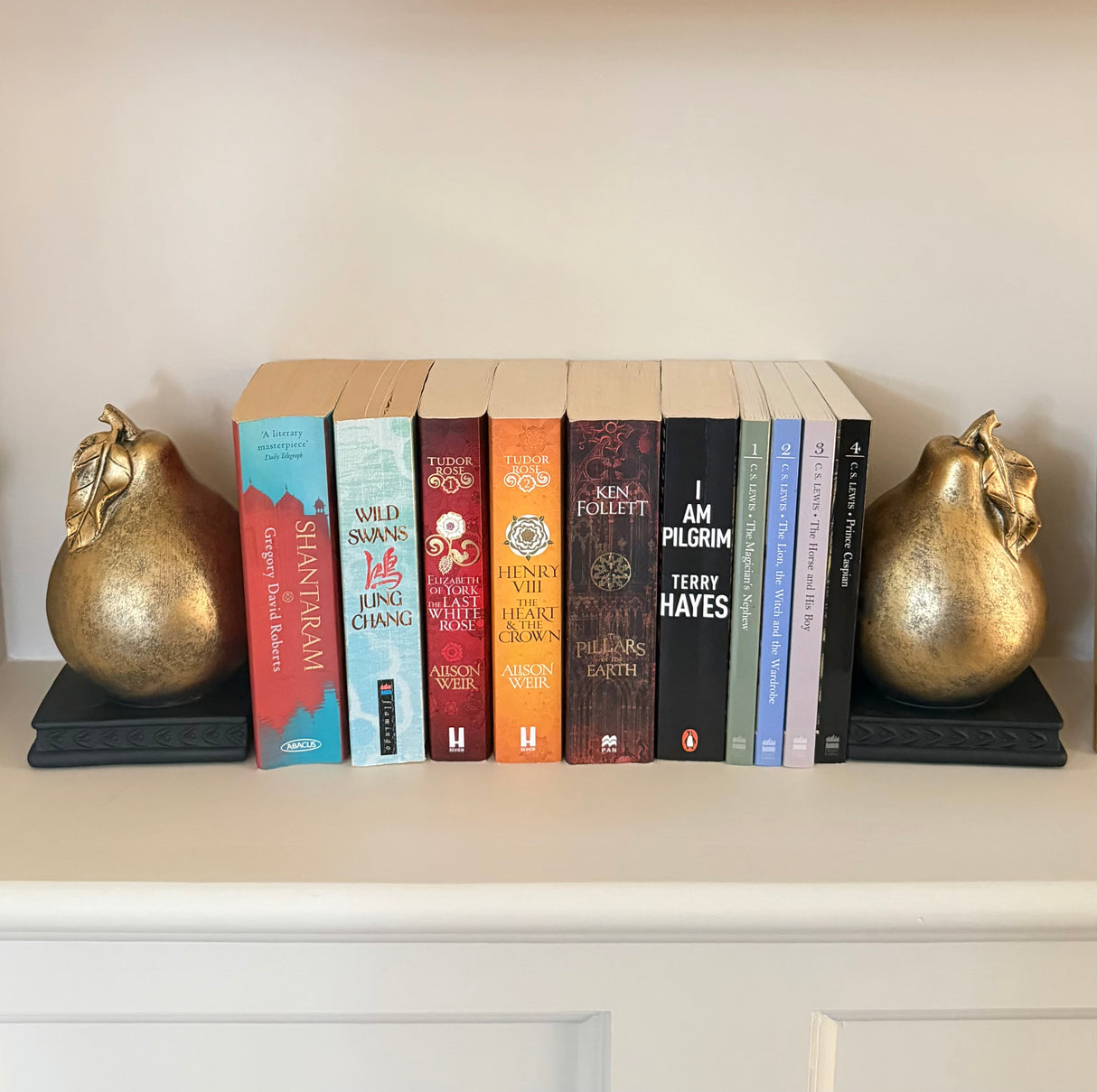 ALDERTON PEAR BOOKENDS S/2