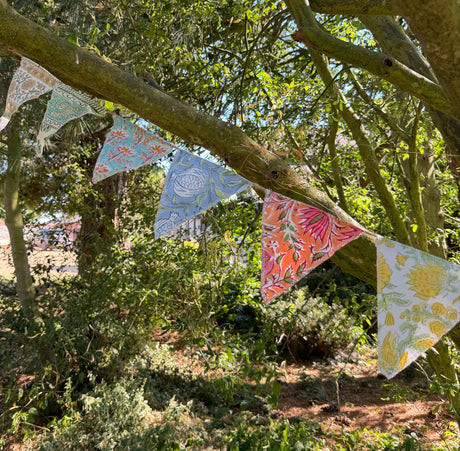Bunting Cotton Hand Block Print