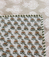 VANA - Traditional block print quilted placemat S/6