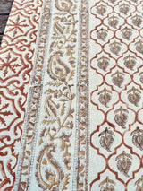 Della Cotton Hand Block Printed Tablecloth