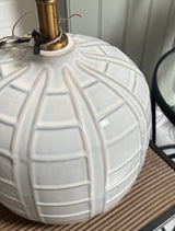 Ceramic Round Table Lamp, Base Only