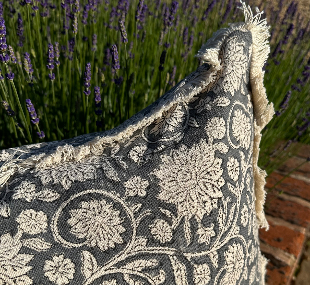 Malini Dipika Indigo Slate Cushion