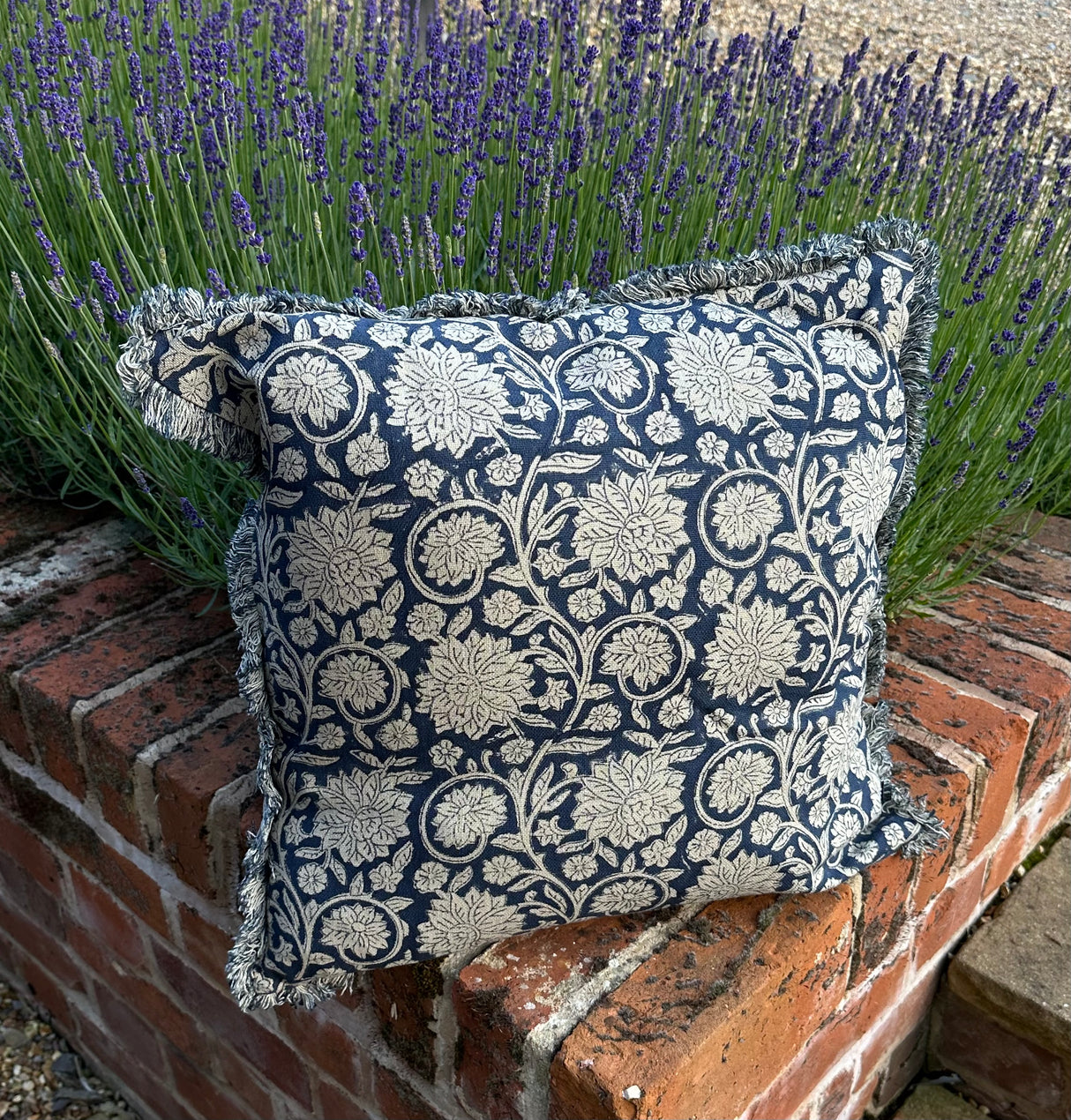 Malini Dipika Indigo Blue Cushion