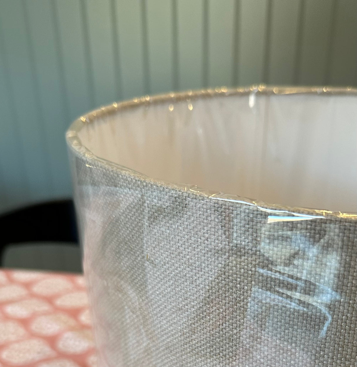 Natural Linen Shade Light Grey