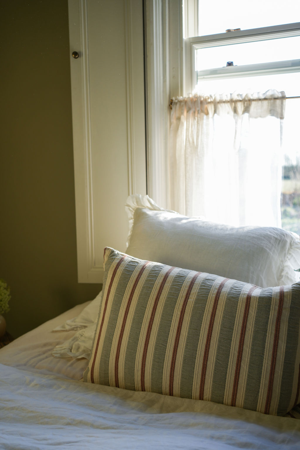 The Southwold Bold Stripe Cushion 40x60cm