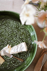 Enamel Platter Round - Forest 41cm