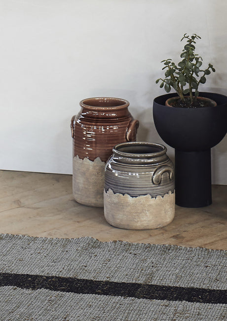 RECYCLED STONEWARE JAR