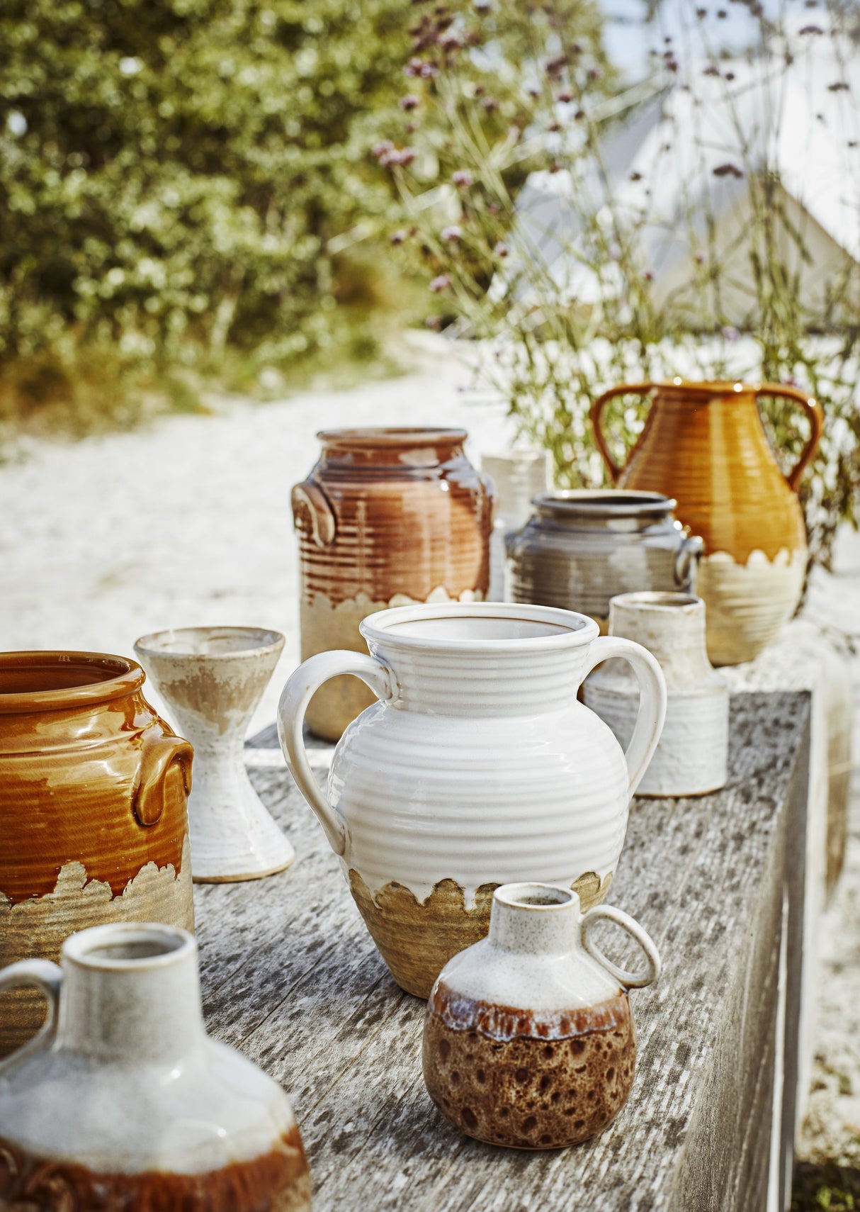 RECYCLED STONEWARE JAR