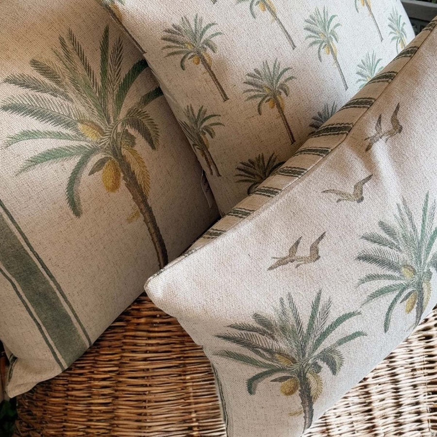 THREE PALMS CUSHION 35x50cm