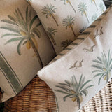 THREE PALMS CUSHION 35x50cm