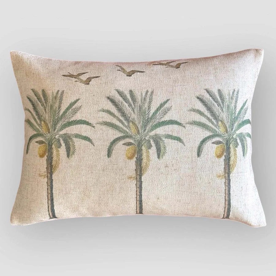 THREE PALMS CUSHION 35x50cm