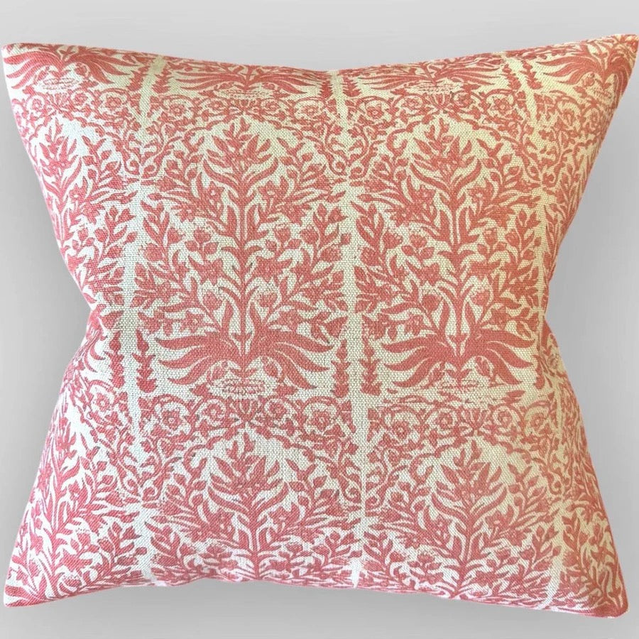 ORIENTAL GARDEN, ROUGE CUSHION