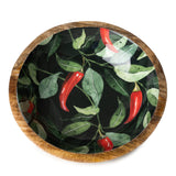 Handcrafted Pomegranate Mango Wooden Bowl 25.5 cm