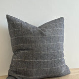 Betty Wool Blend Cushion 45cm- Navy Tweed