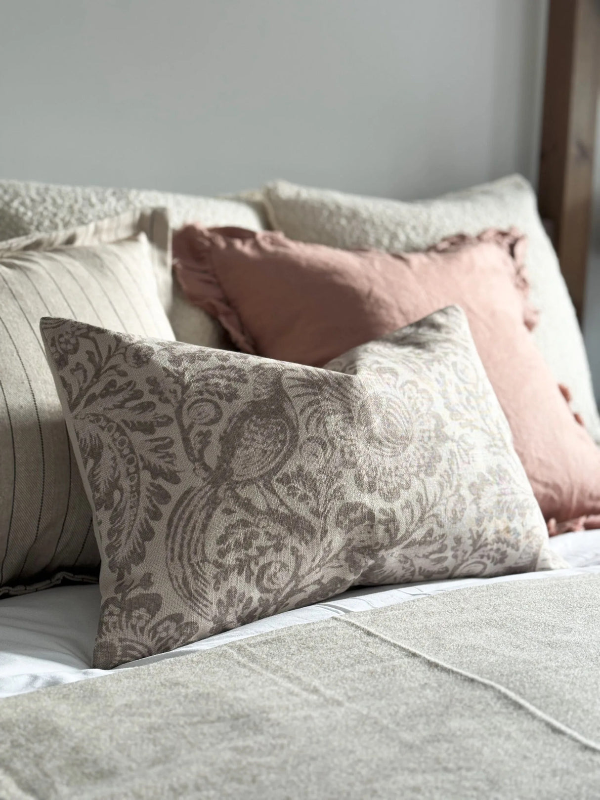Francesca Country Brown Cushion 50×30cm