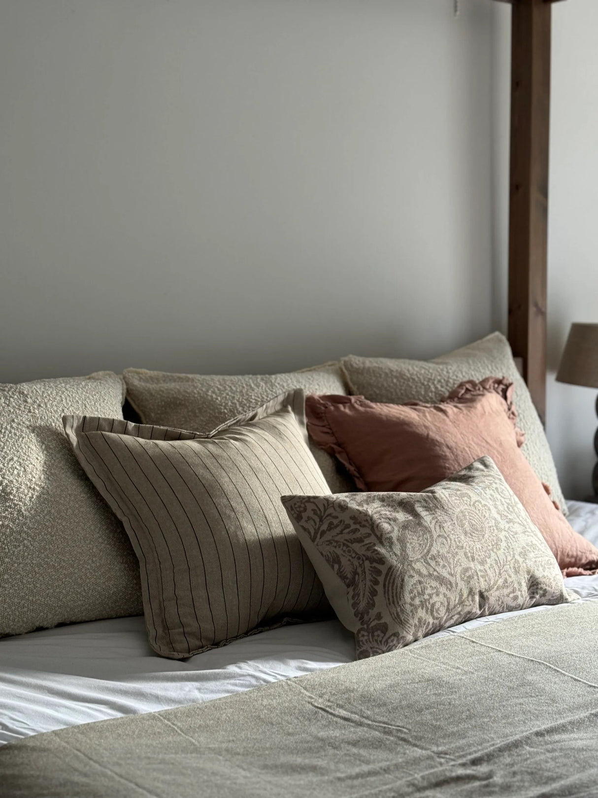 Francesca Country Brown Cushion 50×30cm
