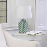 Lamp Fontana Olive With White Shade