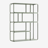 Madam Stoltz -IRON WALL SHELF in KHAKI