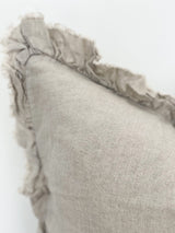 Hallie Natural Ruffle Cushion 45cm