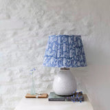 Lampshade Floral Blue 35cm