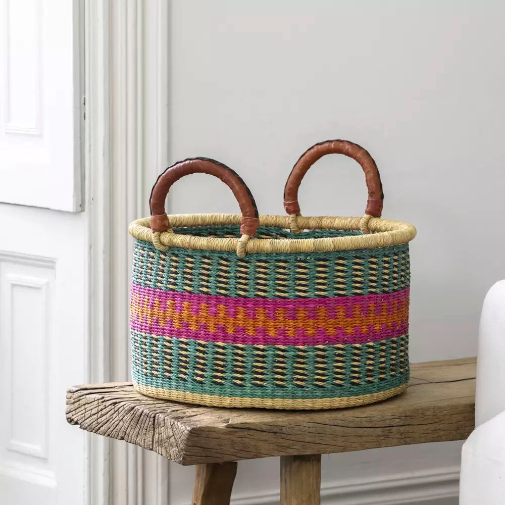 Round Baskets With Handles Afia 3 sizes