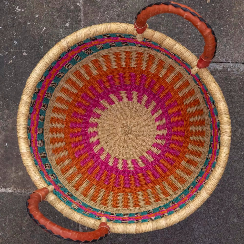Round Baskets With Handles Afia 3 sizes