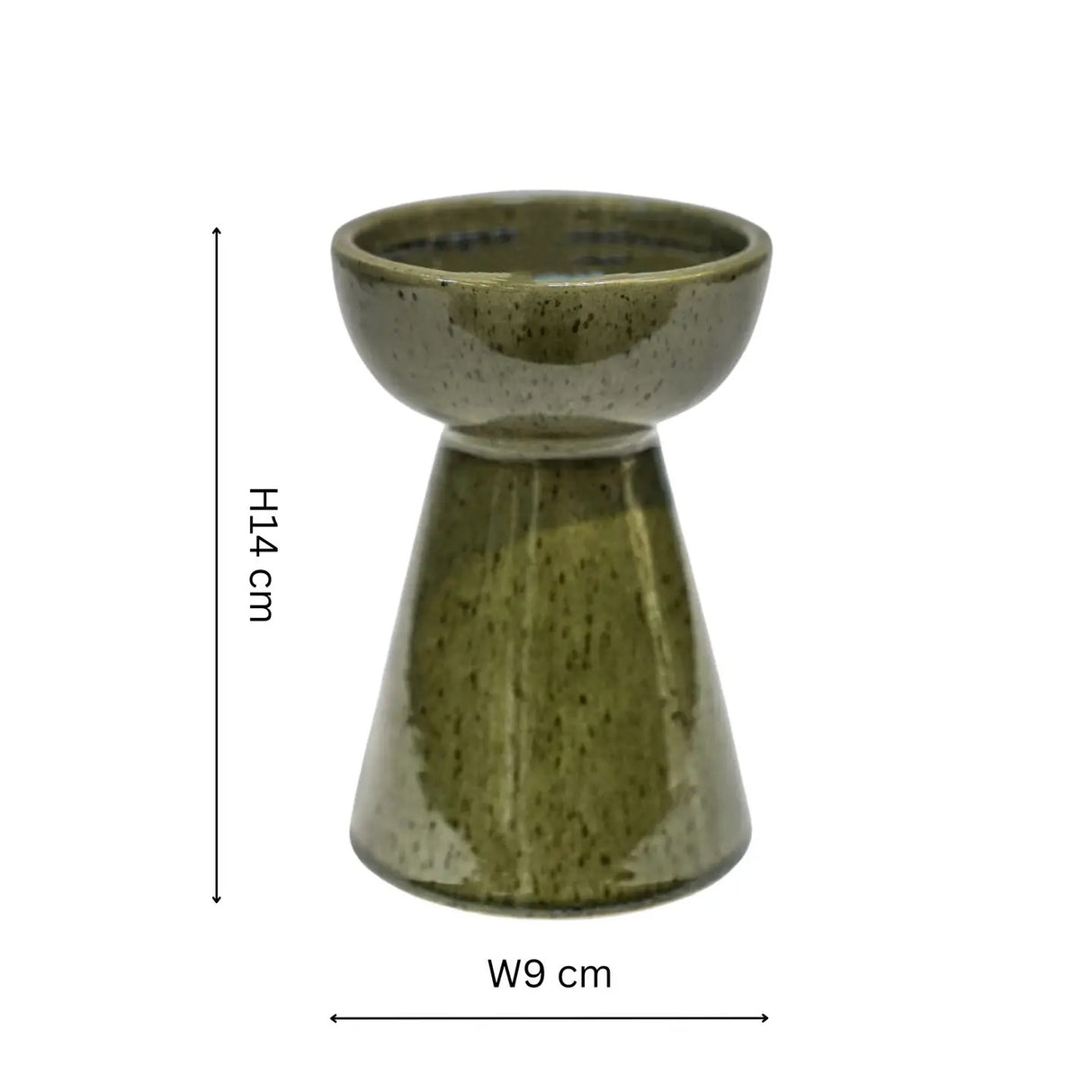 Bowen Ceramic Candle Holder 2 colours/2 sizes