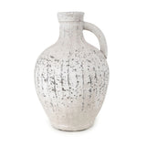 28cm Bottle Vase with Handle - Stone