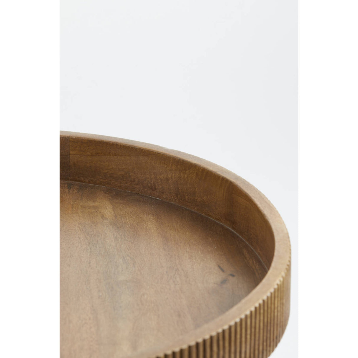 Side table KALOMO wood dark brown