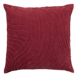 Waterfall Embroidered Cushion Pomegranate