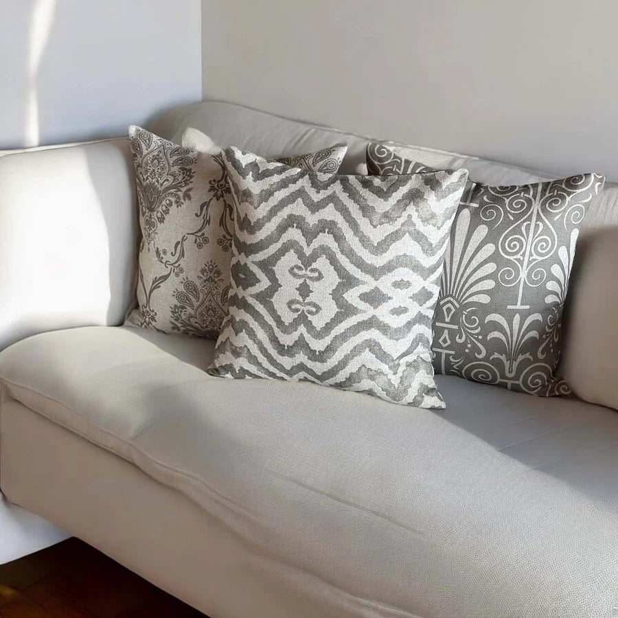 DAMASK LINEN CUSHION