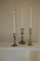 Antique Silver French Candlestick - Large (in Cotton Bag)