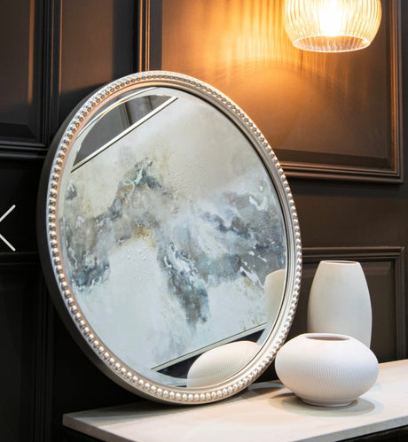 Lily Silver Round Mirror - RV Astley 2 colours