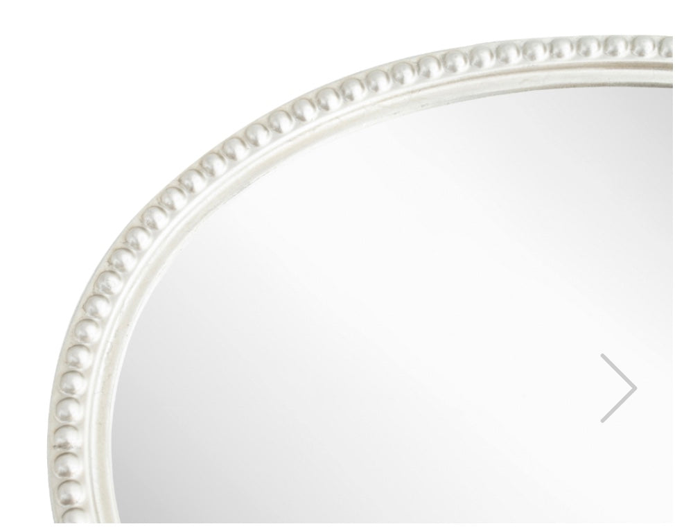 Lily Silver Oval Mirror - RV Astley