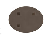 Lily Silver Oval Mirror - RV Astley