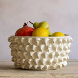 Glazed Bobble Bowl Ivory